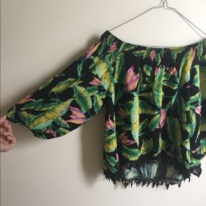 Floral Off the Shoulder Top